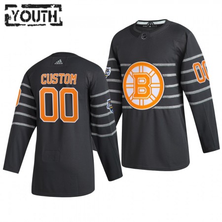 Boston Bruins Personalizado Grijs Adidas 2020 NHL All-Star Authentic Shirt - Kinderen
